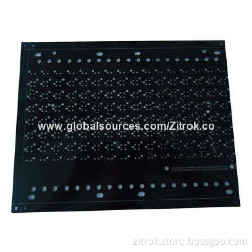 HASL Lead-free Black Solder Mask FR4 Printed Circuit Board, 1.6mm Thickness